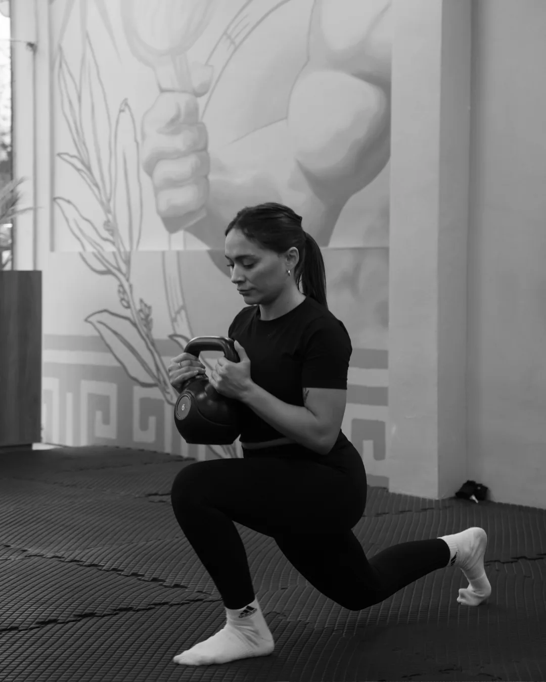 Alumno de calistenia nivel Alfa en El Templo